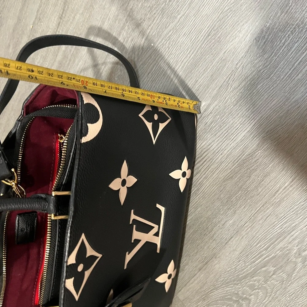 Purse Louis Vuitton Black and Cream - Picture 8 of 10